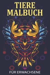 Tiere Malbuch Für Erwachsene.