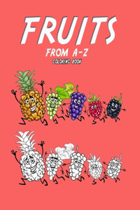 Fruit from A-Z Coloring book