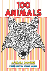 Mandala Coloring - Animal - Stress Relieving Designs Animal