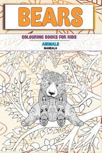 Mandala Colouring Books for Kids - Animals - Bears