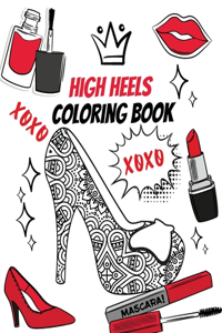 High Heels Coloring Book