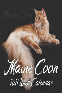Maine Coon Wall calendar 2021