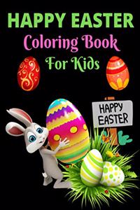 Happy Easter Coloring Book For Kids