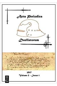 ACTA Periodica Duellatorum (Vol. 5, Issue 1)