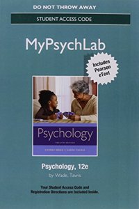 New Mylab Psychology with Pearson Etext -- Standalone Access Card -- For Psychology