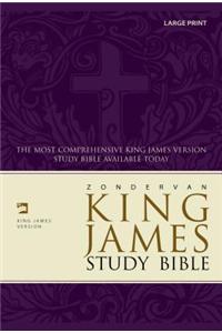 KJV Zondervan Study Bible, Large Print, Hardcover