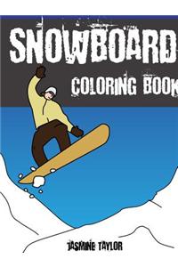 Snowboard Coloring Book