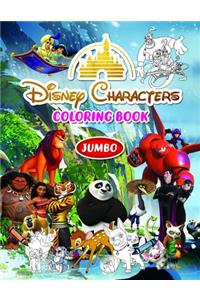 Disney Characters Coloring Book