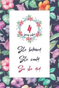 4 Years Sober