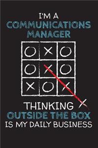 I'm a COMMUNICATIONS MANAGER