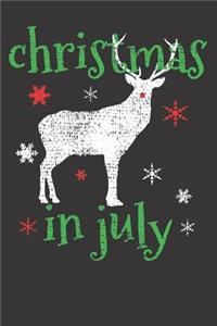 Christmas In July Hunter Notebook