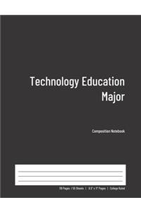 Technology Education Major Composition Notebook