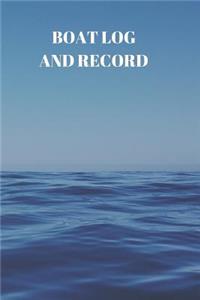 Boat Log and Record