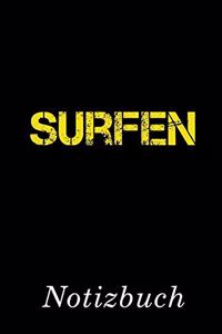 Surfen Notizbuch