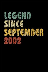 Legend Since September 2002