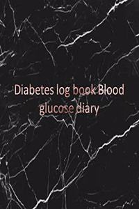 Diabetes log book Blood glucose diary