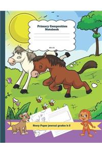 Primary Composition Notebook Story Paper Journal Grades K-2