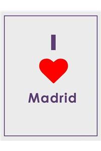 I Love Madrid Notebook