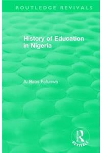 History of Education in Nigeria