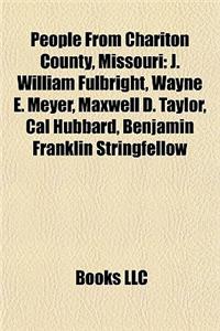 People from Chariton County, Missouri