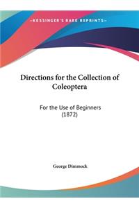 Directions for the Collection of Coleoptera