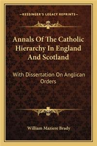 Annals of the Catholic Hierarchy in England and Scotland