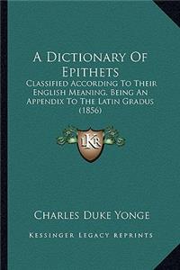 Dictionary of Epithets