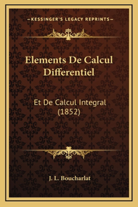 Elements de Calcul Differentiel