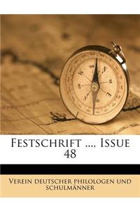 Festschrift ..., Issue 48
