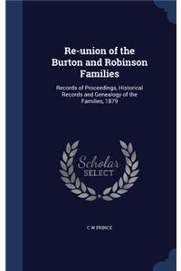 Re-union of the Burton and Robinson Families