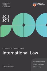 Core Documents on International Law 2018-19