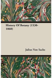 History Of Botany (1530-1860)