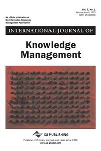 International Journal of Knowledge Management, Vol 9 ISS 1