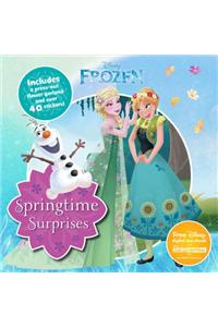 Disney Frozen Springtime Surprises: Includes a Press-Out Flower Garland and Over 40 Stickers!