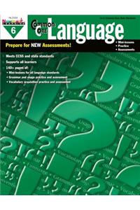 Common Core Practice Language Grade 6