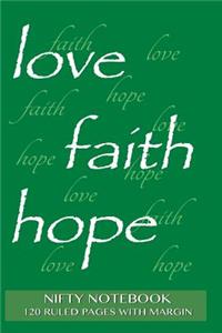 Nifty Notebook 120 ruled pages with margin