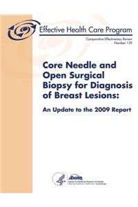 Core Needle and Open Surgical Biopsy for Diagnosis of Breast Lesions