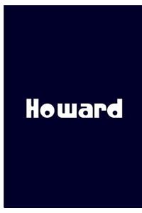 Howard - Blue Notebook / Journal / Extended Lined Pages / Soft Matte Cover