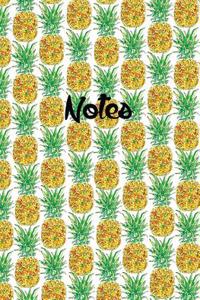 Notes: Pineaple 120 Pages Notebook Journal 5.25 X 8; Easy to Carry for Everyday Use; Big Ideas Notebook Dot Journal; Design B