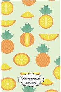 Notebook Dot-grid Pineapple Wallpaper