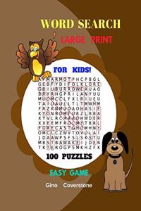 Word Search Easy Word Finds For Kids Game Book