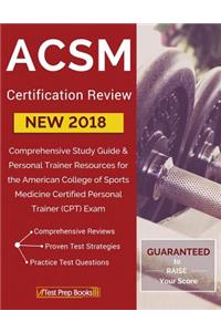 ACSM New 2018 Certification Review