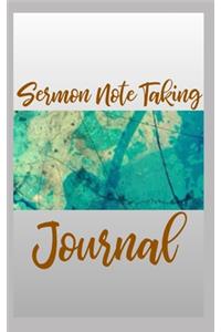Sermon Note Taking Journal