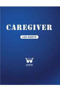 Caregiver Daily Log Book / Caregiver Journal Notebook Vol5