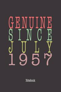 Genuine Since July 1957