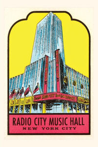 Vintage Journal Radio City Music Hall, New York