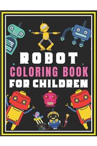 Robot Coloring Book for Children