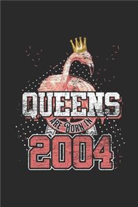 Queens Are Born In 2004: Graph Paper Journal (6" X 9" - 120 Pages/ 5 Squares per inch) for Birthday Gift Idea for Women