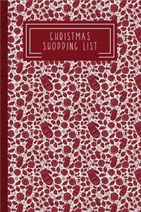 Christmas Shopping List