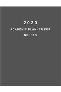 2020 Academic Planner For Nurses